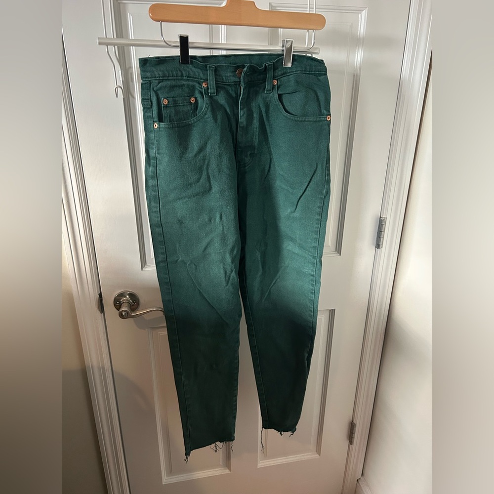 Jordache Teal Women's Ankle Jeans